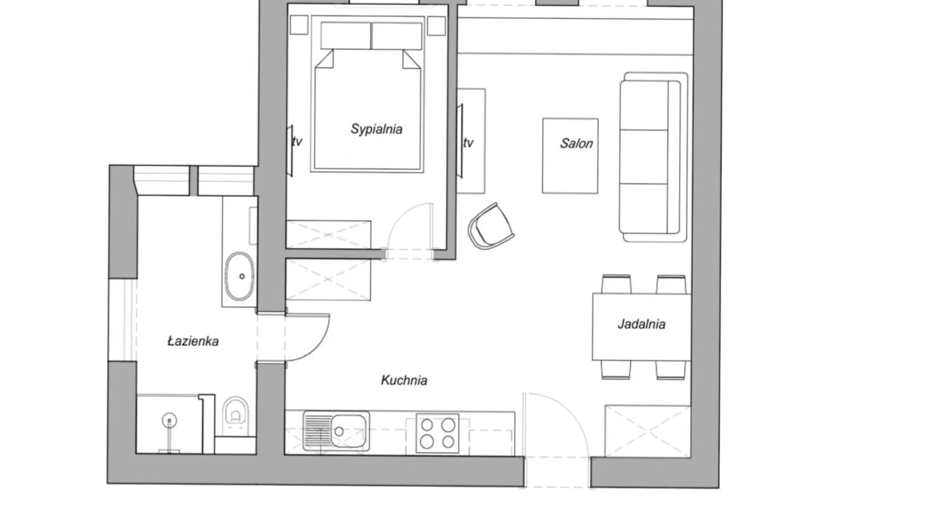 Sanhaus Apartments - Weranda - Apartament Z Klimatyzacja Przy Deptaku 索波特