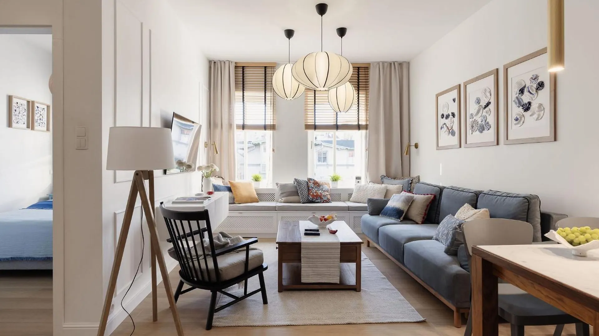 Sanhaus Apartments - Weranda - Apartament Z Klimatyzacja Przy Deptaku 索波特